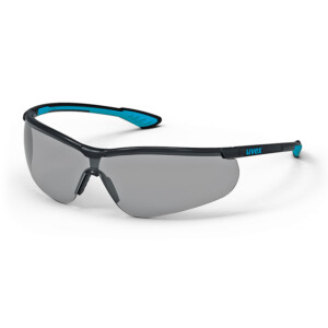 9193-076 UVEX SPORTSTYLE GREY LENS BLACK FRAME SAFETY GLASSES