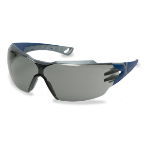 9198-301 UVEX PHEOSCX2 BLUE/GREY, GREY 14% SV SAPPHIRE (HC3000) LENS SAFETY GLASSES