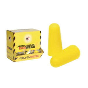 E109 ARMOURWEAR UNCORDED PU EARPLUGS CL5 26db - BX=200