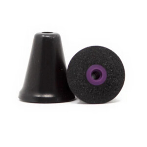 IT-67 ISOTUNES TRILOGY REPLACEMENT FOAM EARTIPS - UNIVERSAL SIZE - PURPLE CORE 5PR/PK